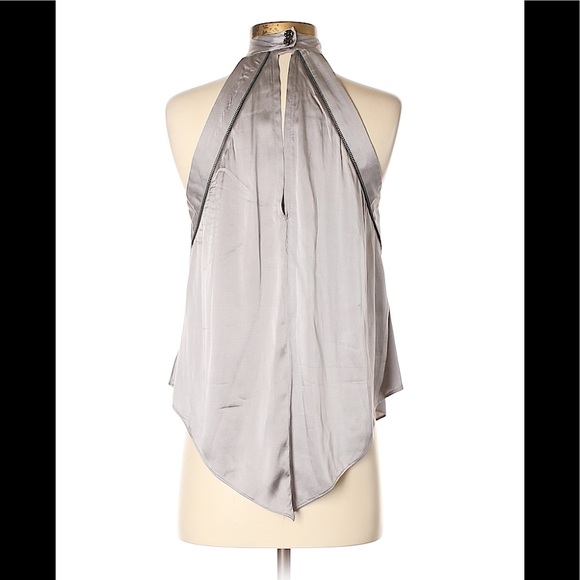 Affliction silk sexy top - Picture 2 of 6